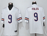 Nike Chicago Bears 9 Foles White Vapor Untouchable Limited Jersey,baseball caps,new era cap wholesale,wholesale hats